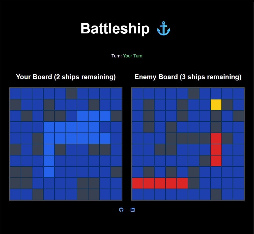 Battleship Mobile View